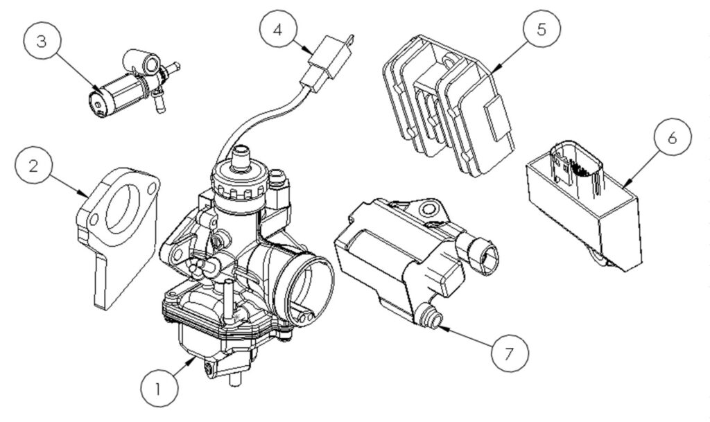 C-SUB-ASSEMBLY-A-2-ECS-CARBURETTOR