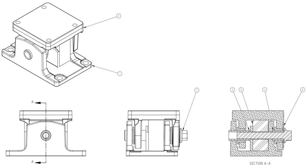 SUB-ASSEMBLY-A-4-FRONT-DECK-HINGE