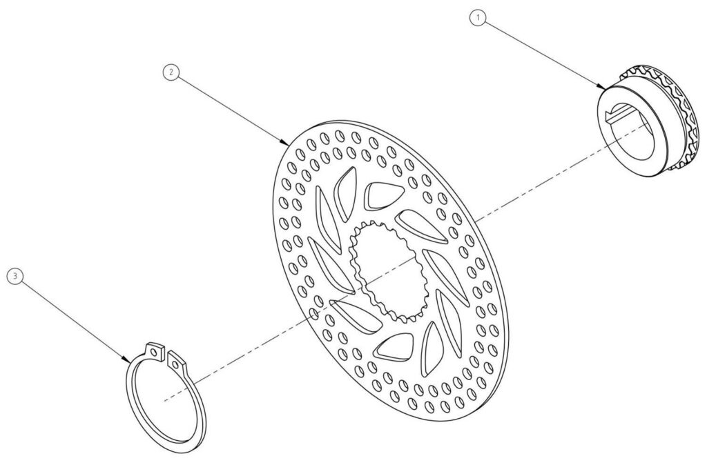 SUB-ASSEMBLY-D-2-BRAKE-ROTOR