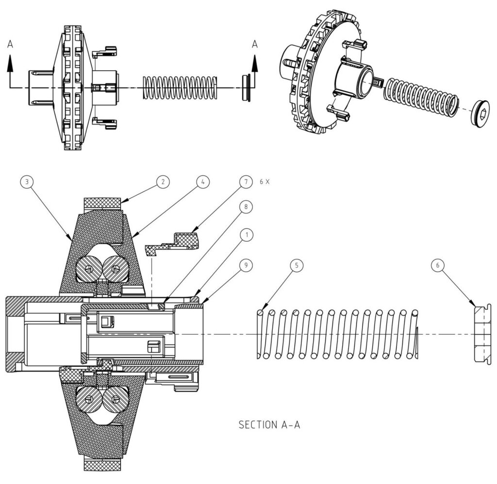 SUB-ASSEMBLY-D-3-DRIVER-ROLLERWEIGHT