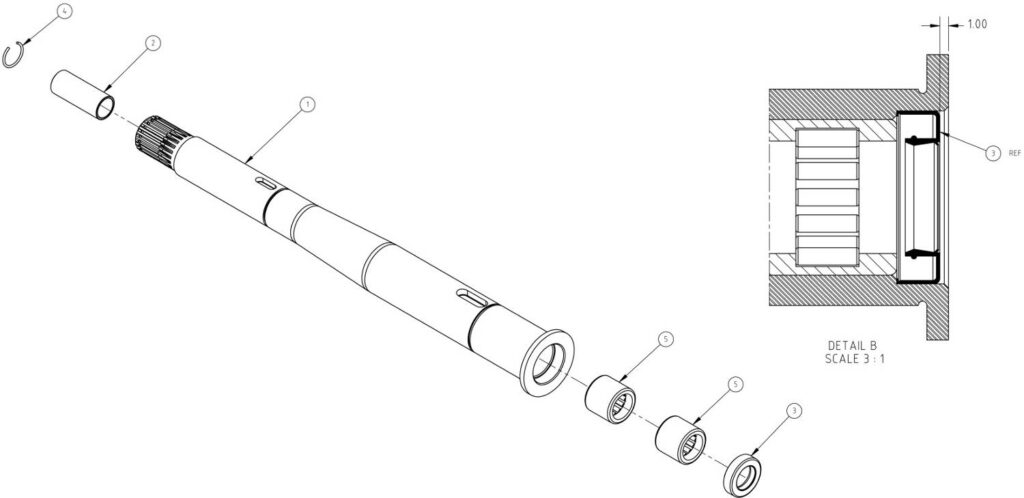 SUB-ASSEMBLY-D-5-INNER-DRIVE-SHAFT