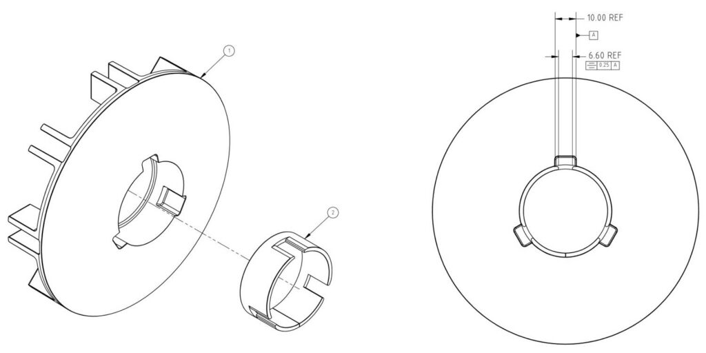 SUB-ASSEMBLY-D-7-FEMALE-MOVABLE-SHEAVE